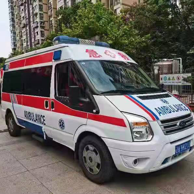 嵩县长途救护车护送病人返乡